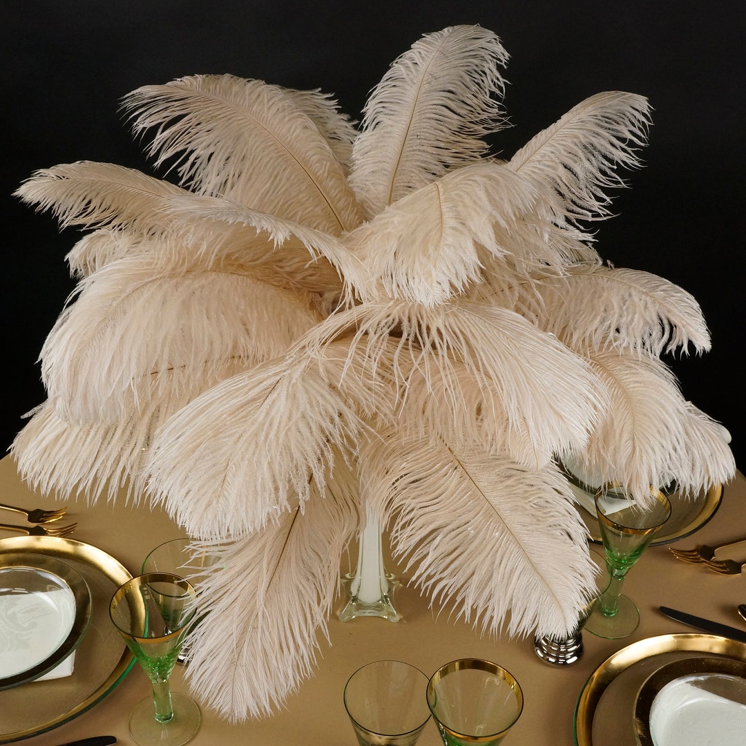 10/20/50pcs Gold Dipped White Feathers Crafts,goose Feathers With Gold Tips  Loose Painted for Millinery,wedding,supplies 6-8 Inch 