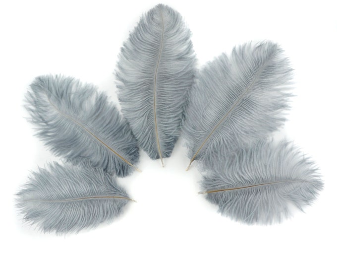 Faux Ostrich Feather Stems Black Fake Ostrich Feathers Faux Etsy