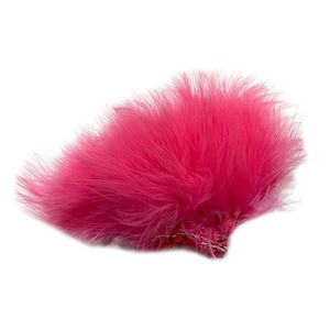 WHITE Strung Marabou Turkey Feathers for Fly Fishing, Fly Tying, D.I.Y Arts  and Crafts ZUCKER® 