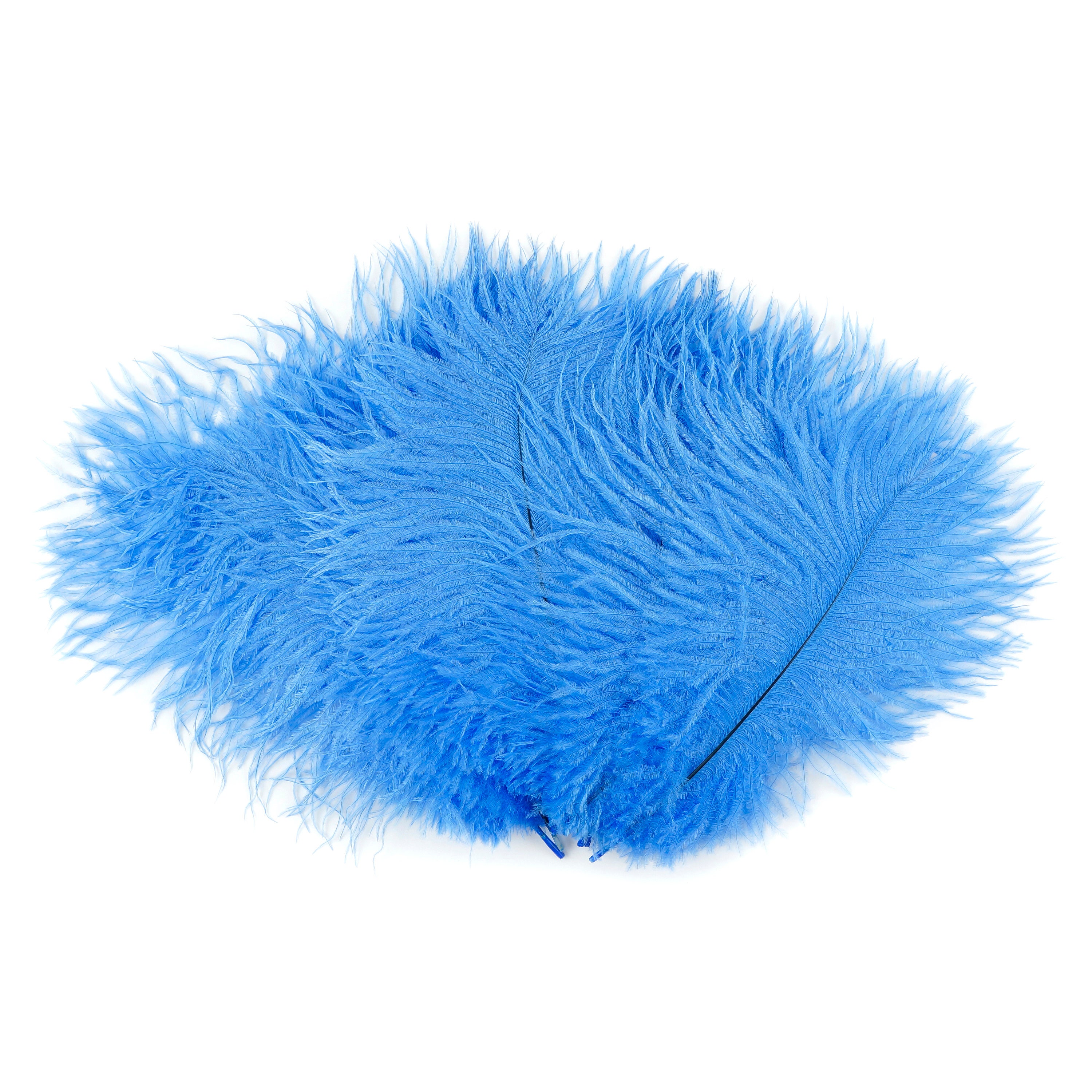 Ostrich Feathers 9-12 SKY Blue, Ostrich Drabs, Centerpiece Floral ...