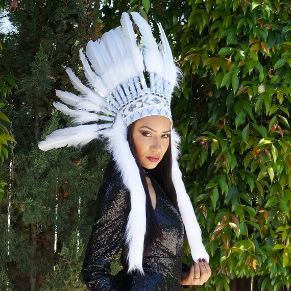 Feather Tribal Headdress Native 