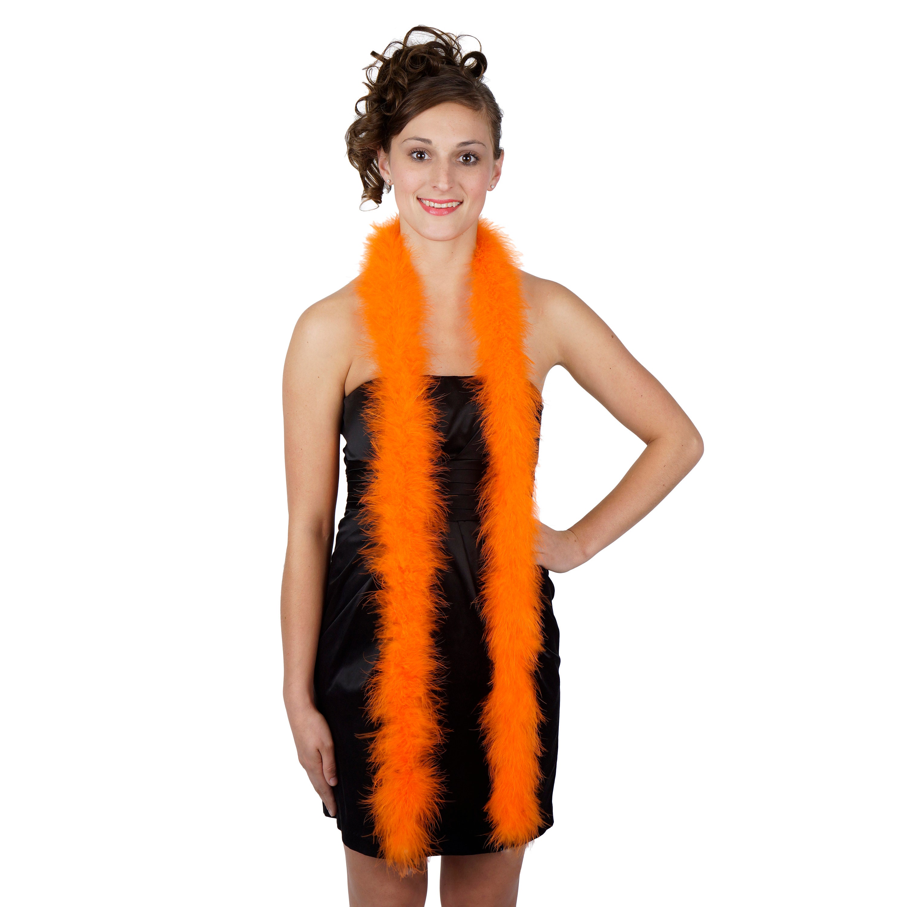 ORANGE Marabou Feather Boa Heavy Weight 25 Grams 2 Yards for Etsy