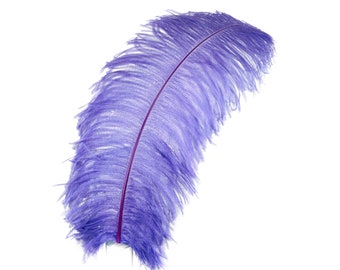 X-Large Ostrich Feathers 24-30", 1 to 25 Pieces, LAVENDER , For Wedding Centerpieces, Party Decor, Millinery, Carnival, Costume ZUCKER®