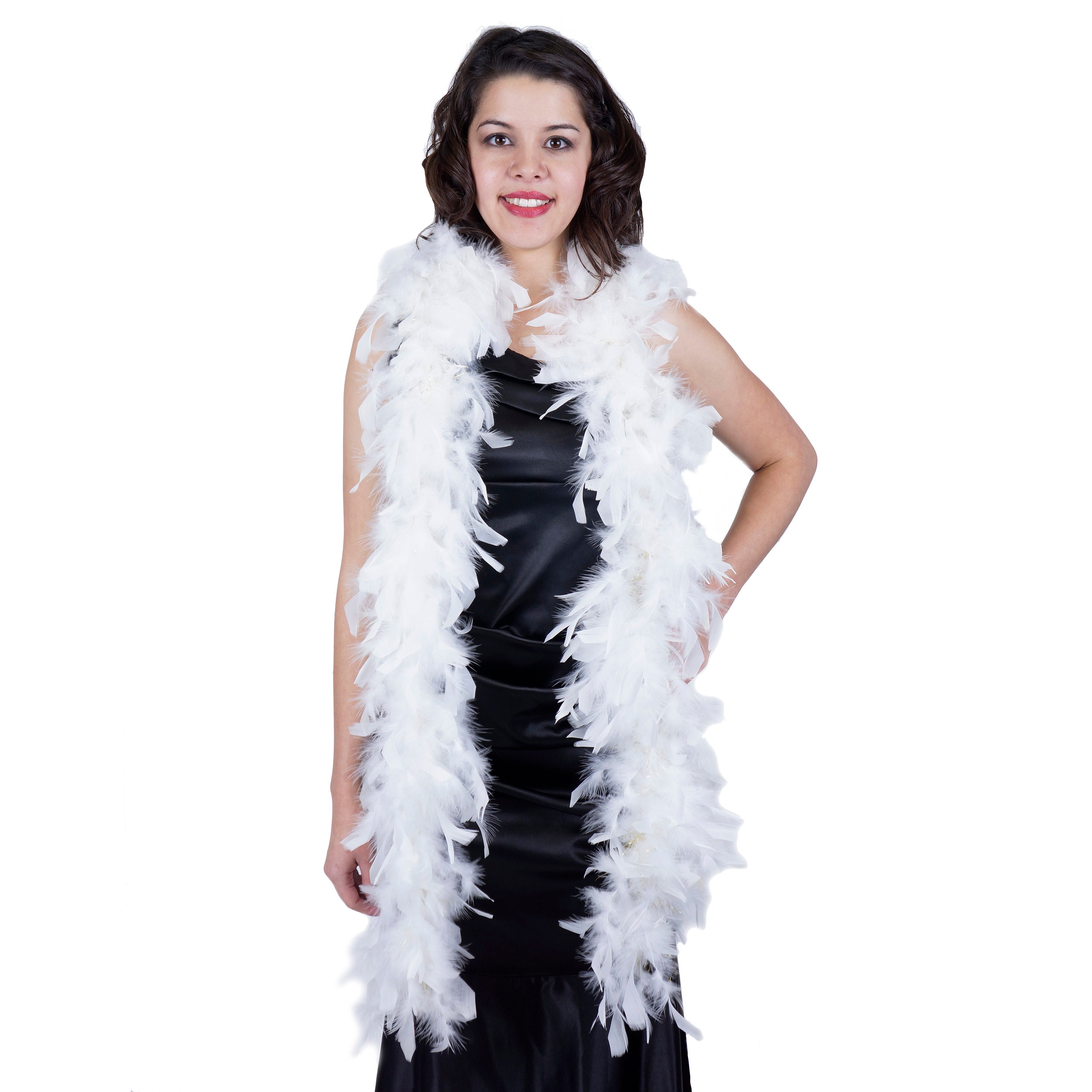 65 Gram Chandelle Feather Boa With Tinsel – Choose From ~20 Colors – Cynthia's Feathers