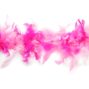 40 Gram Chandelle Feather Boa Classic PINKS Mix 2 Yards For Party Favors, Kids Craft, Dress Up, Dancing, Halloween, Costume Zucker®