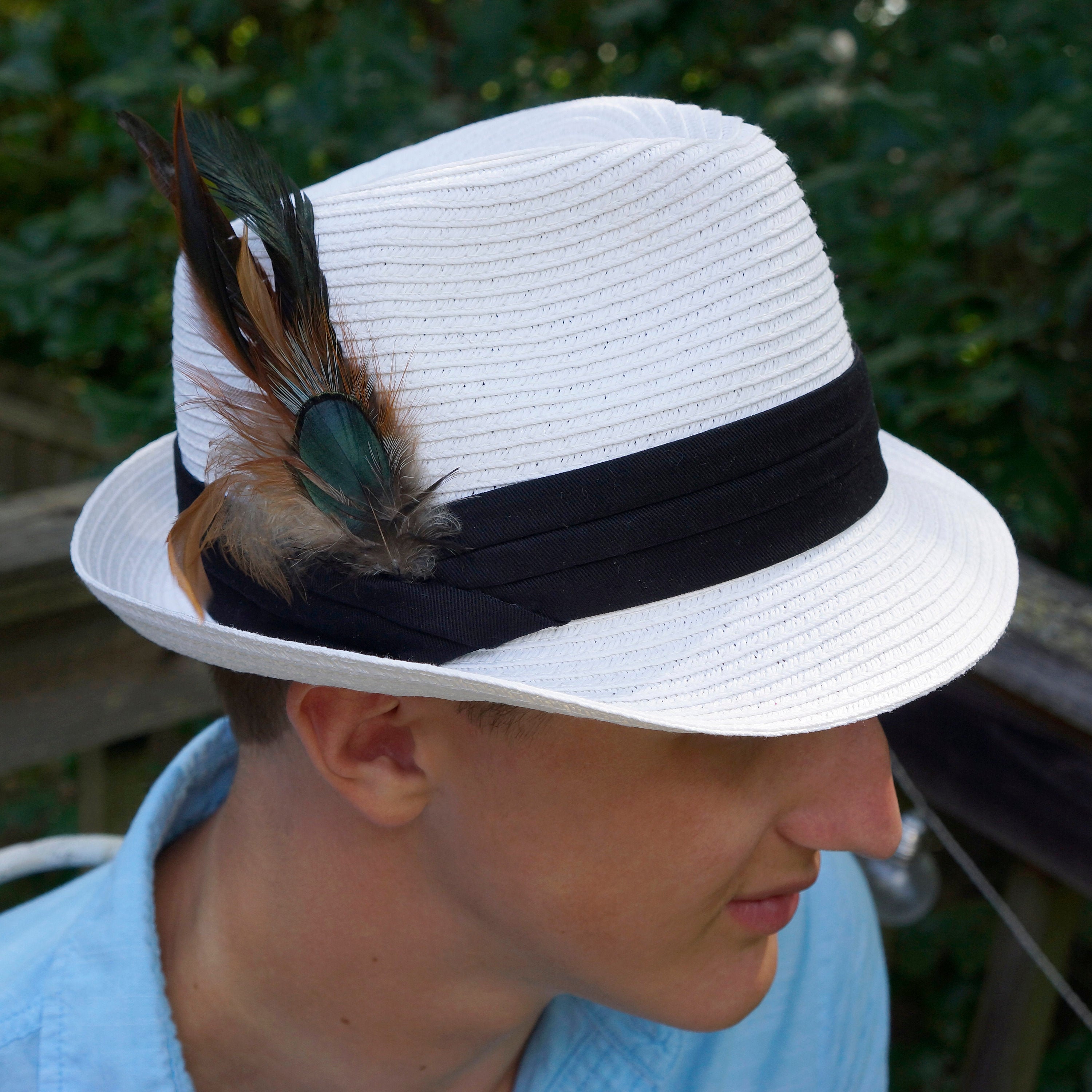 12 Assorted Craft Feathers for Cowboy Hats - DIY Guam