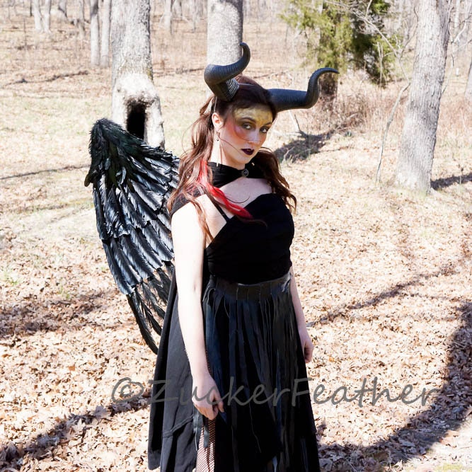 Black Wings, Black Angel Wings, Halloween Wings, Maleficent Wings, Costume Wings, Cosplay | Angel Wings Cosplay