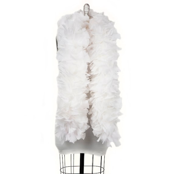 Hrlace Boa à plumes 2 m - Boa moelleux - Pour bricolage - Turkey Plumes Boas - Guirlande de plumes pour bricolage - Accessoires de costume - Halloween - Mariage - Décoration