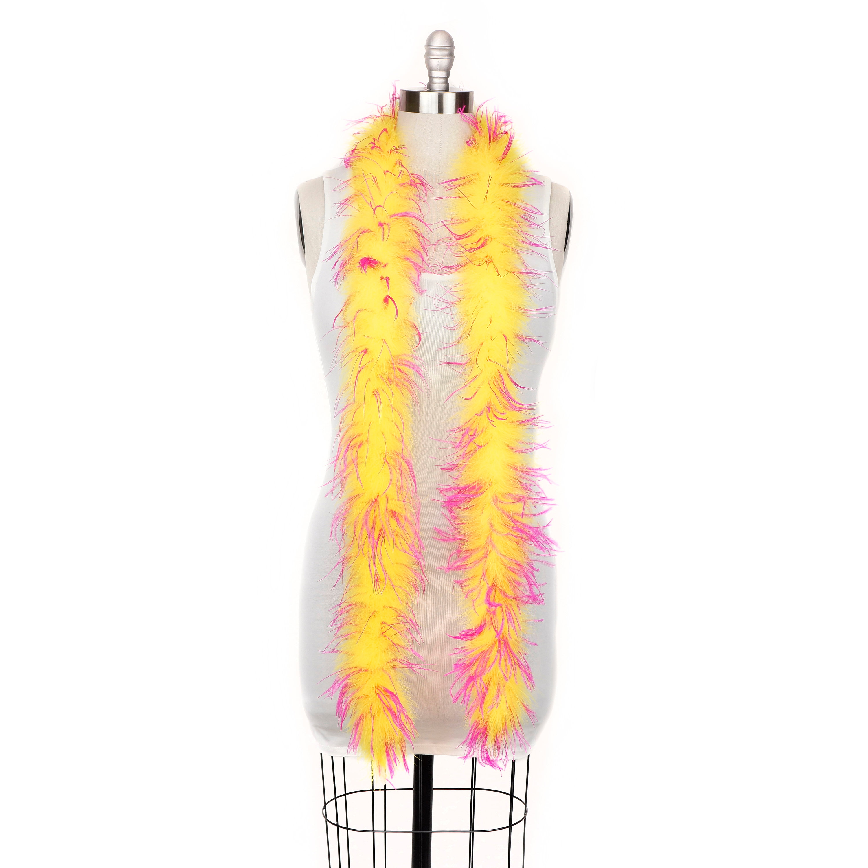 Deluxe Boa Mixed Neon Adult Yellow Deluxe Boa Mixed Neon Adult Yellow