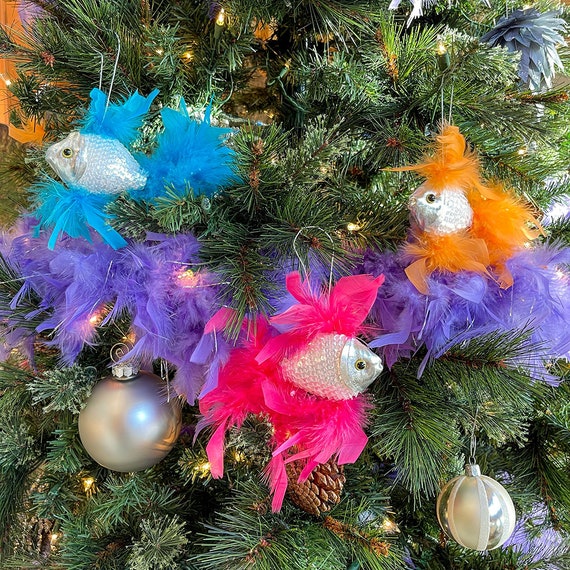 Seasonal Decor: Feather Trees