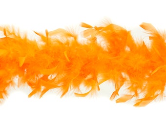 40 Gram Chandelle Feather Boa MANGO 2 Yards For Party Favors, Kids Crafting & Dress Up, Dancing, Wedding, Halloween, Costume ZUCKER®