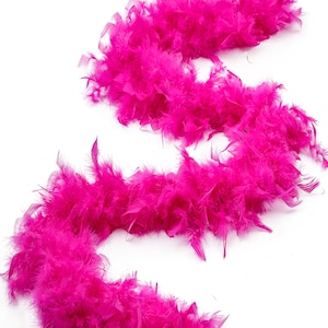 60 Gram Chandelle Feather Boa, Pink Orient 2 Yards for Party Favors, Kids  Craft & Dress Up, Dancing, Wedding, Halloween, Costume ZUCKER® 