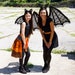 Large Black Bat Wings With Headband Costume Set, for Adults, Teens ...