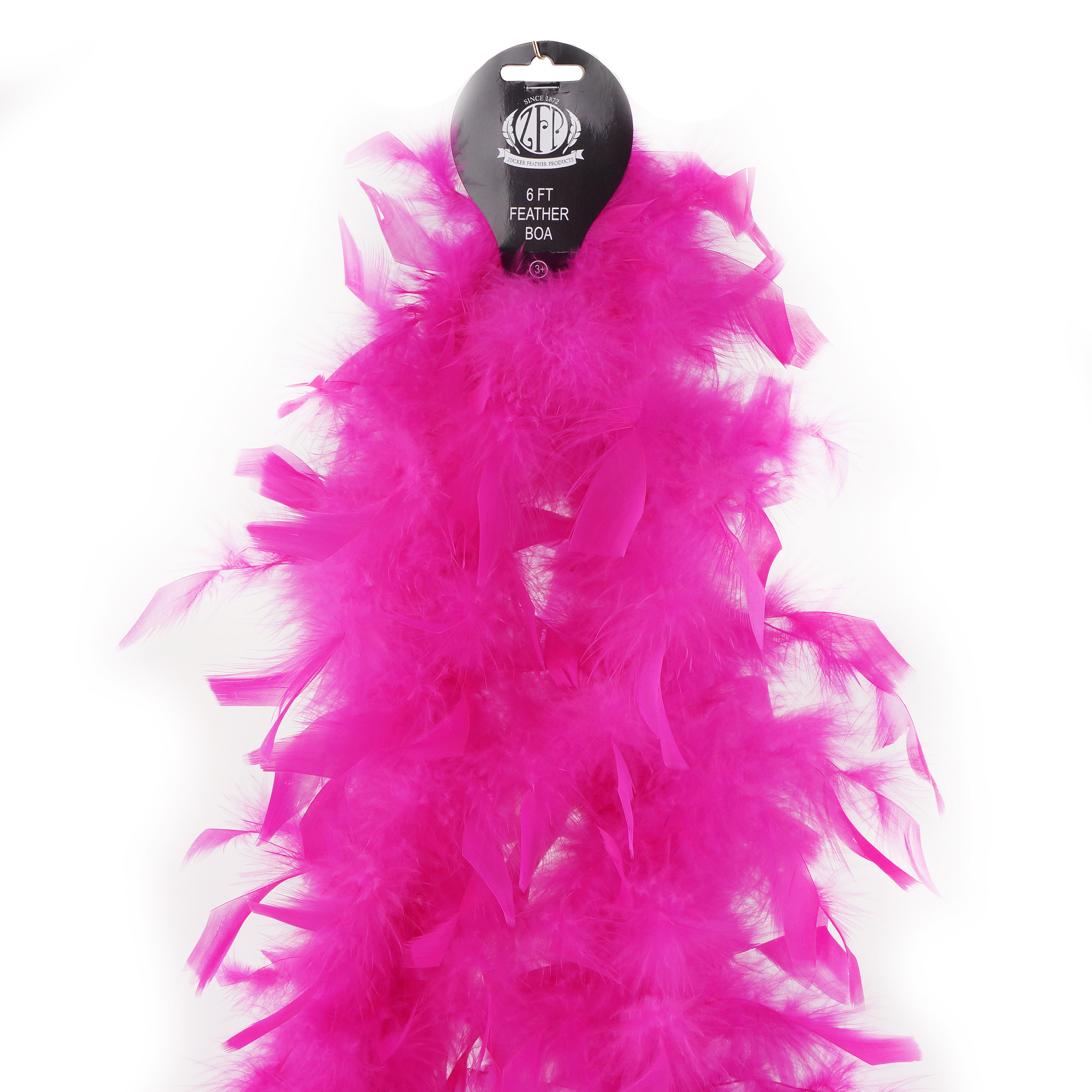 40 Gram Chandelle Feather Boa SHOCKING PINK 2 Yards for Party