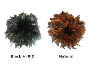 Schlappen Rooster Feathers, Strung Craft Feathers (4-6") 1 yard