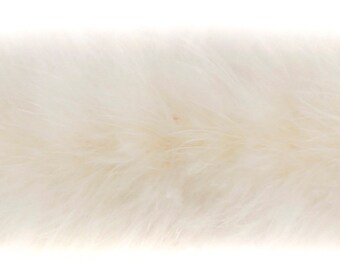 IVORY Marabou Feather Boas 20 Grams 2 Yards For DIY Art Crafts Carnival Fashion Halloween Costume Design Home Decor ZUCKER®