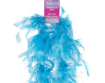 Boa De Plumes De Dinde 210 Cm - Moelleux Noir Pour Fêtes, Mariage Et Costume - GORGECRAFT