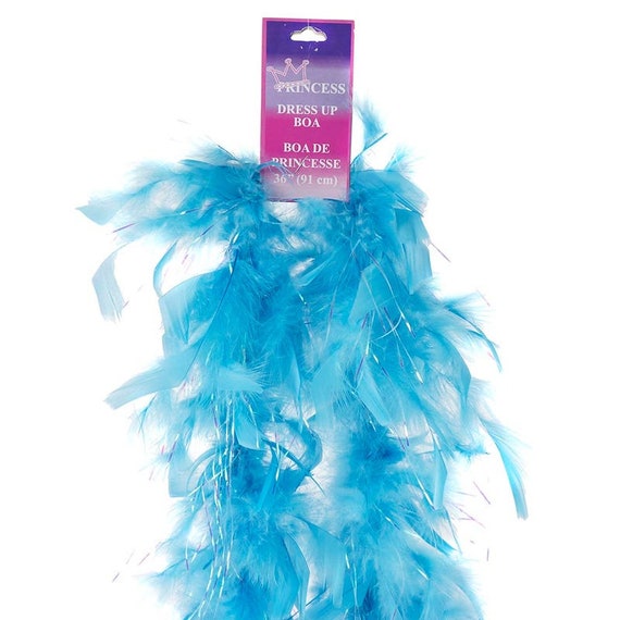 Princess Chandelle Feather Boa Fairytale Blue & Opal Lurex 1 Yards for  Party Favors, Kids Craft, Dress Up, Dance, Halloween, Costume Zucker® 