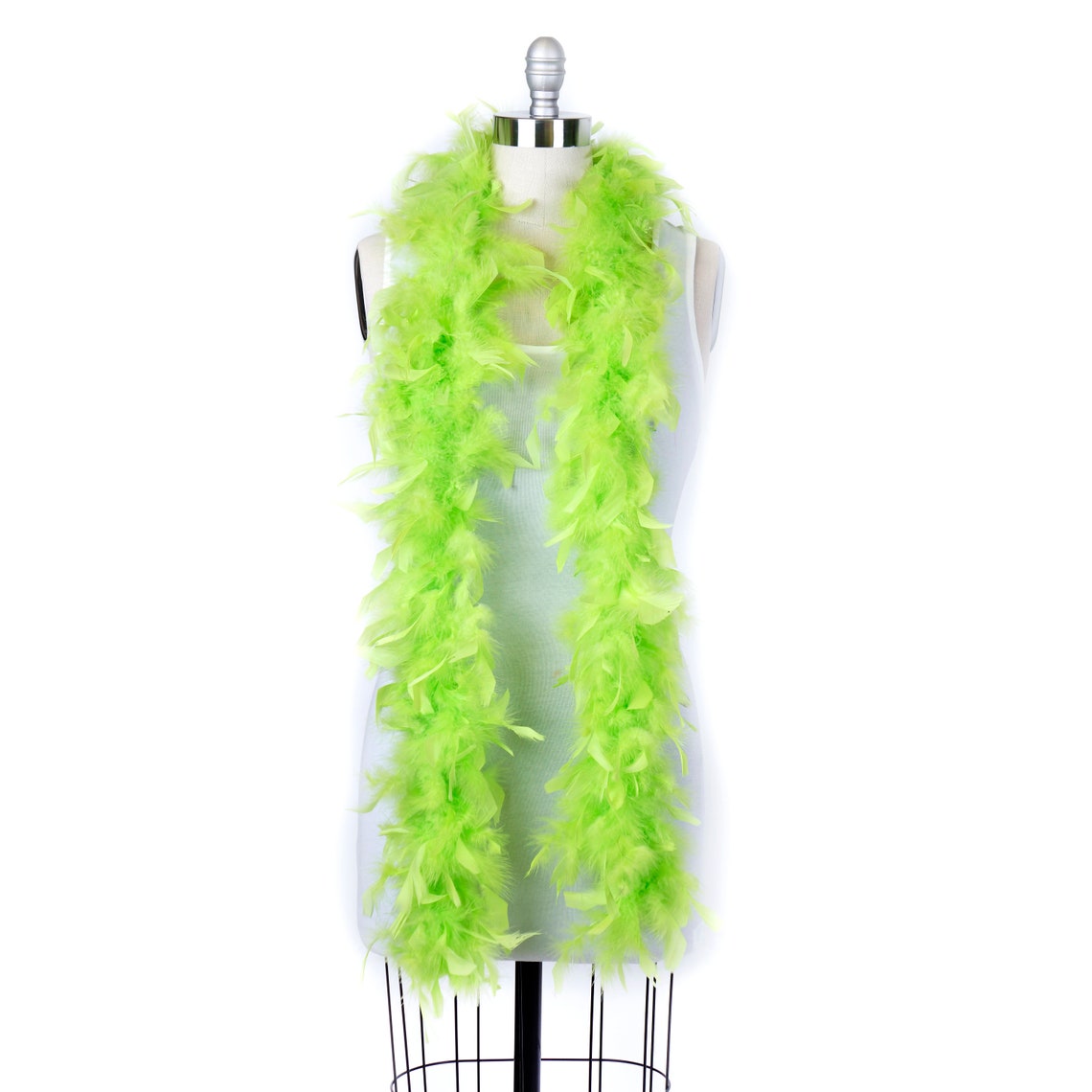 40 Gram Chandelle Feather Boa LIME Green 2 Yards for Party - Etsy