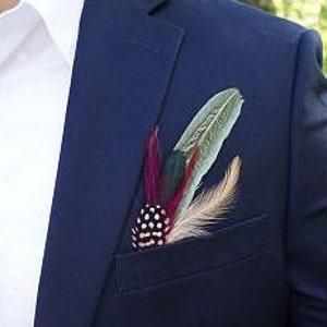 Feather Hat or Lapel Trim - BP5250--CHP-MT-N