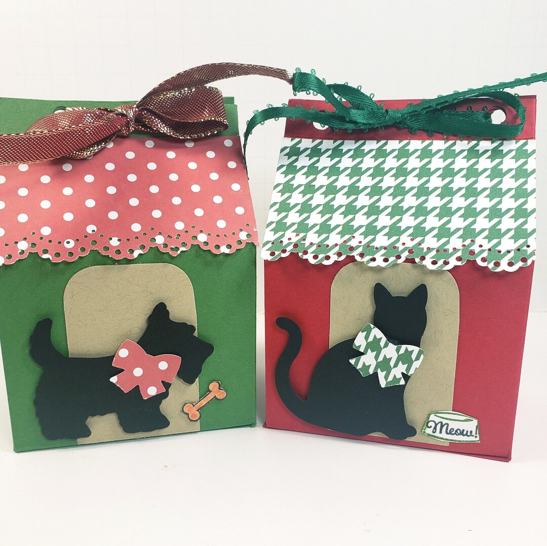 Mini Dog or Cat Treat Box Dog Treat Gift Box Cat Treat Etsy