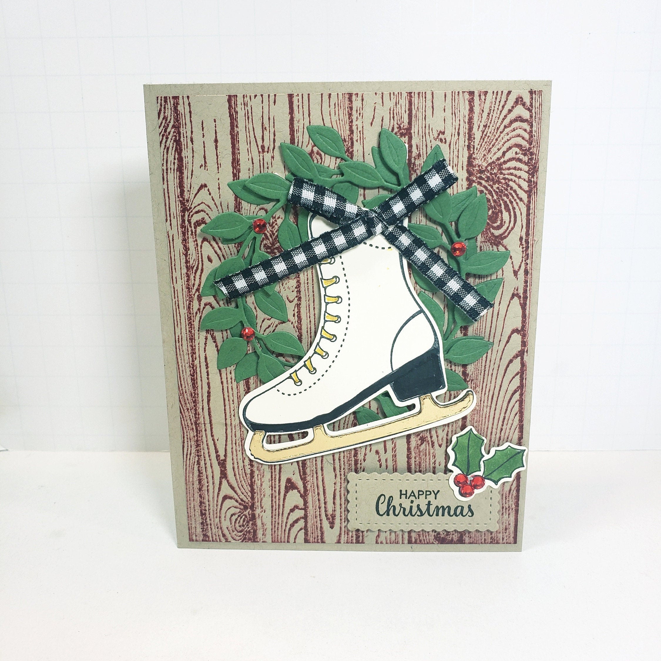 Boxed Set Christmas Cards Ice Skate Christmas Cards Set of Etsy