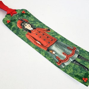 Handmade Bookmark - Vintage Style Bookmark  - Birthday Gift - Book Club -Teacher Gift - Christmas Bookmark - Stocking Stuffer - Secret Santa