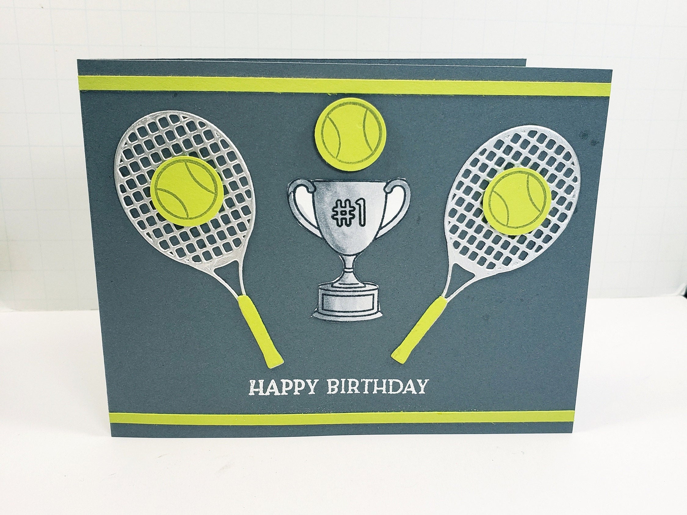 Tennis Birthday Card - Etsy Tennis Birthday Card - Etsy