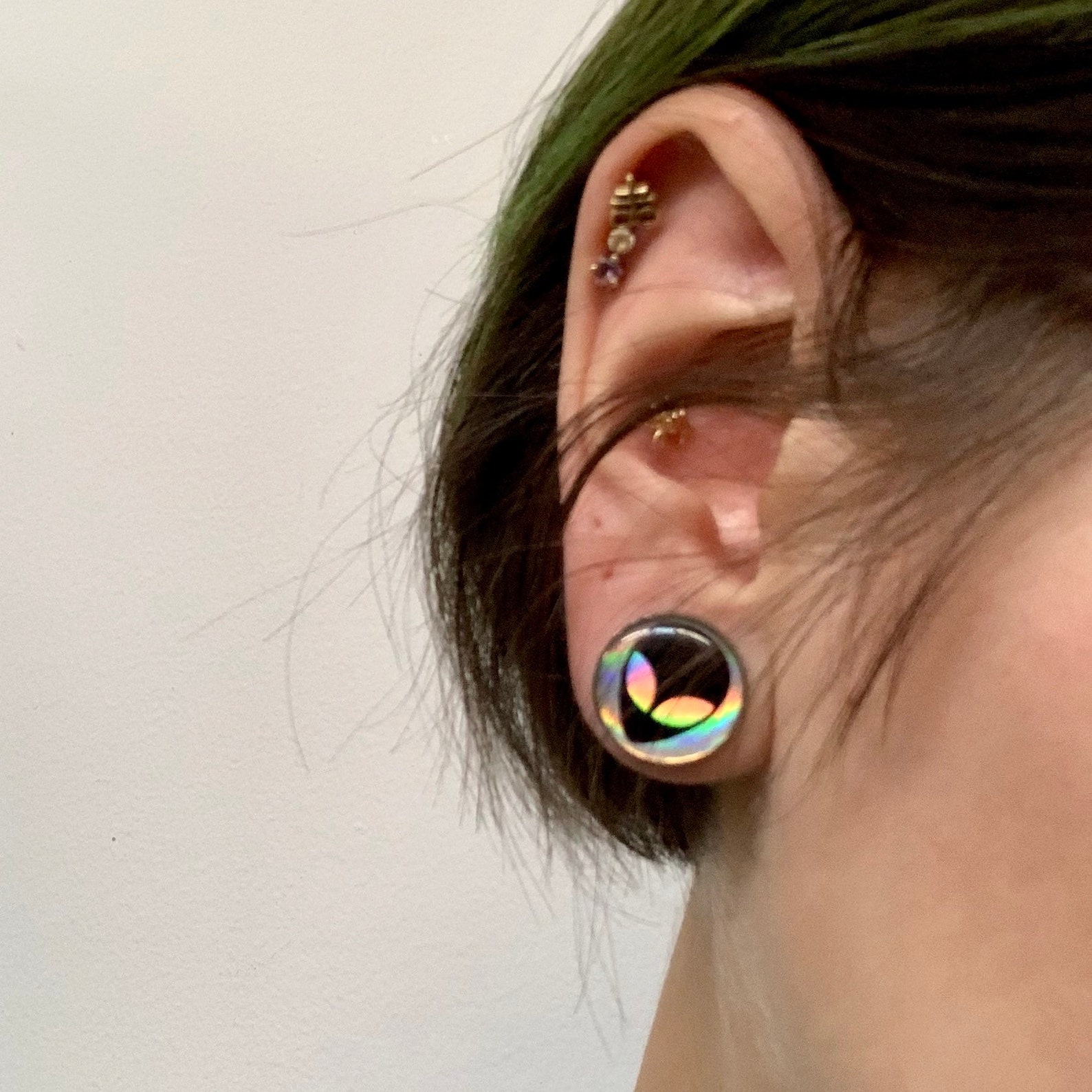 Alien Holo Halloween Ear Plugs Gauges Tunnels Holographic ET Etsy