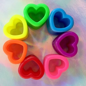 Plant Love Green Hearts Heart Shaped Ear Plugs Gauges Tunnels 8g 6g 4g ...