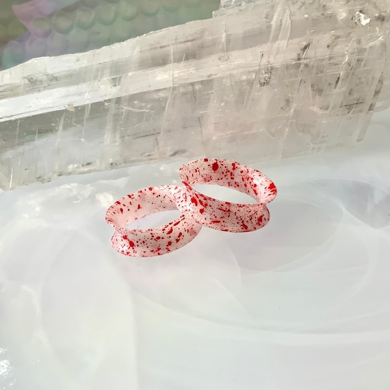 1 Pair Silicone Flesh Tunnel Ear Gauges – Sizes 2g (6mm) To 2" (50mm) Available In Multiple Colors