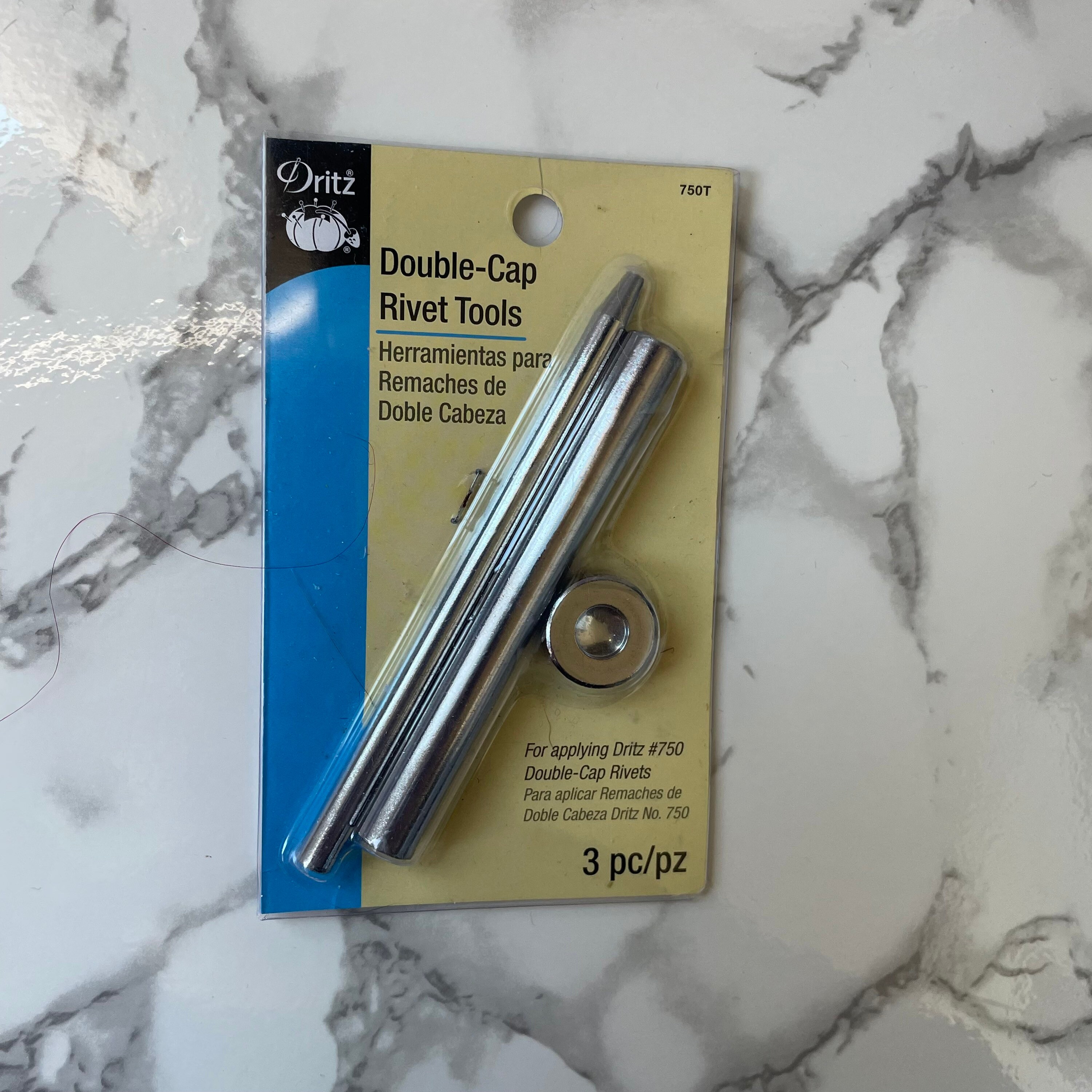 Double Cap Rivet Tools Dritz Etsy UK