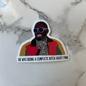 Winston Bishop colorblind glasses new girl vinyl sticker two inch 2”