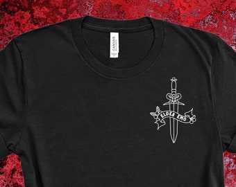 Elder Emo 2.0 Unisex T-Shirt, Aesthetic T-Shirt, Pop Punk T-Shirt, Pastel Goth Clothing, Grown Up Emo Kid, Aesthetic Clothing, Goth T-Shirt