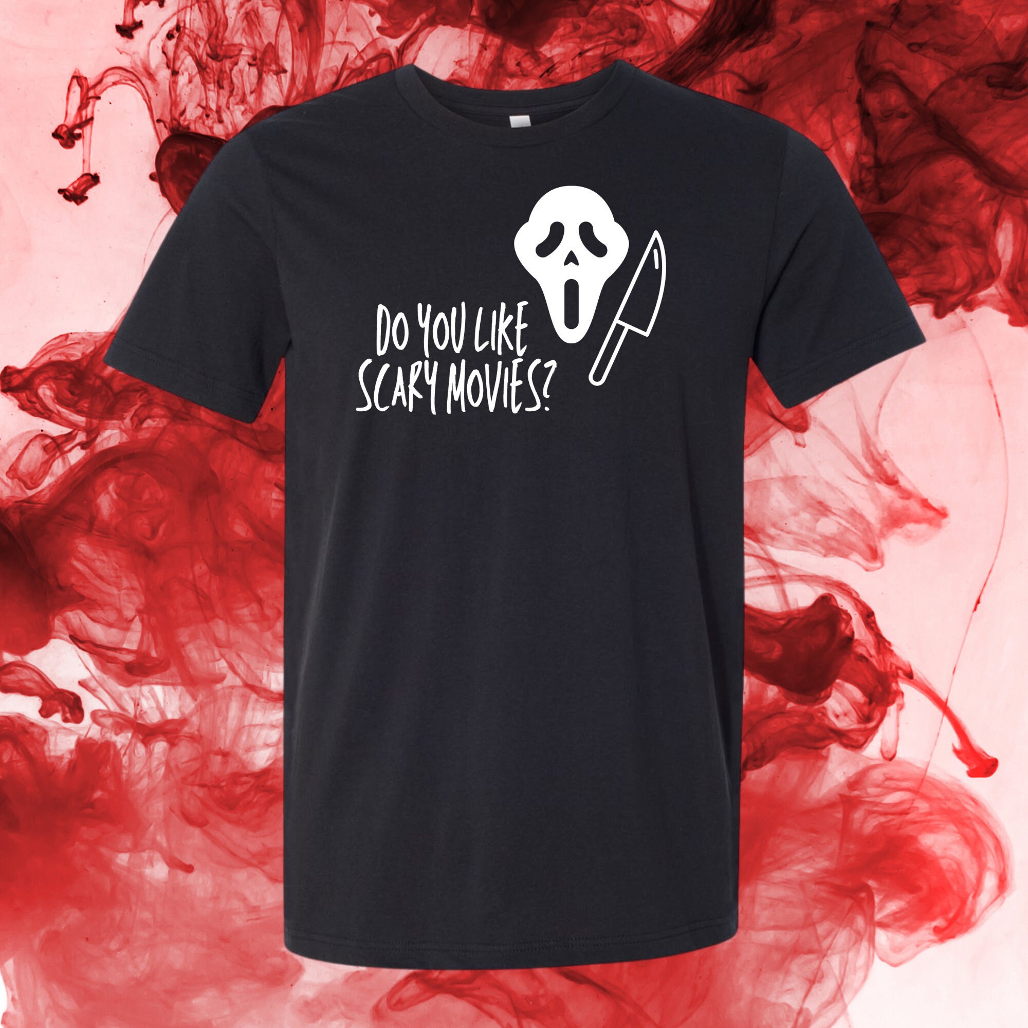 Scream Movie Inspired Graphic Tshirt, Horror Movie Tee, Pop Culture