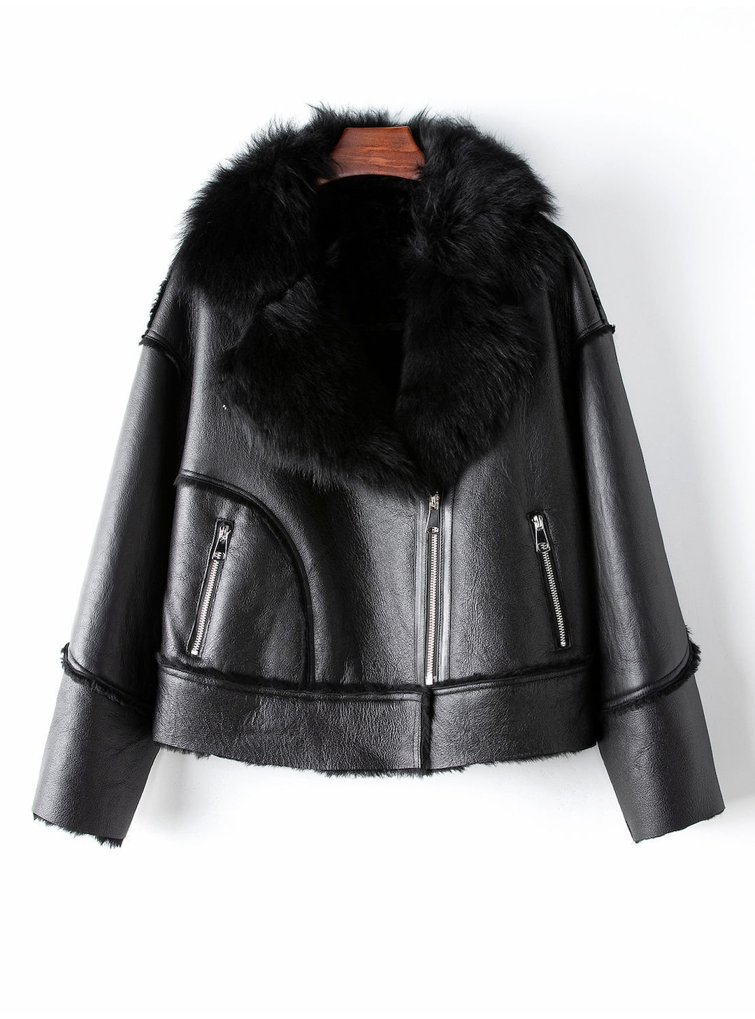 Leather Shearling Jacket