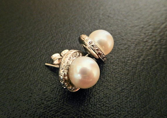 Gold Pearl & Diamante Stud Earring Pack