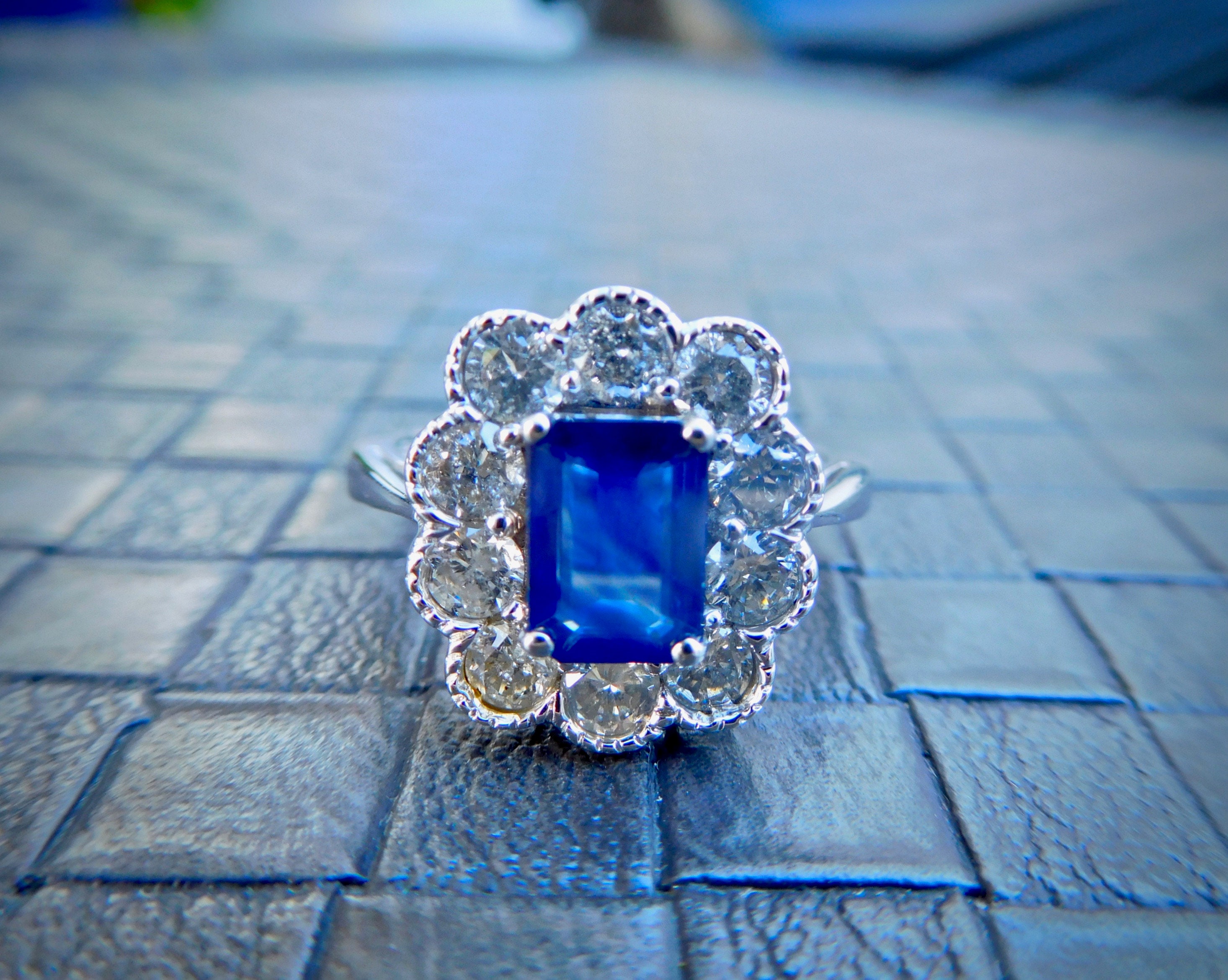 sapphire and diamond ring sapphire and diamond ring