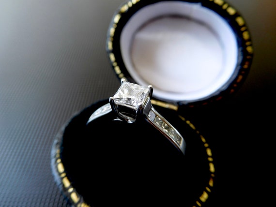 Lucida princess cut store diamond ring