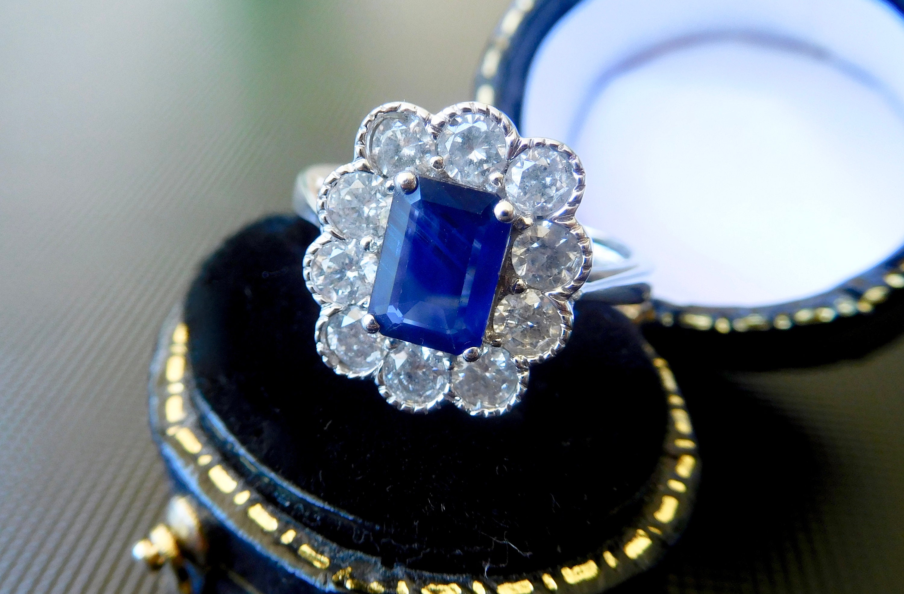 Giant sapphire ring sale