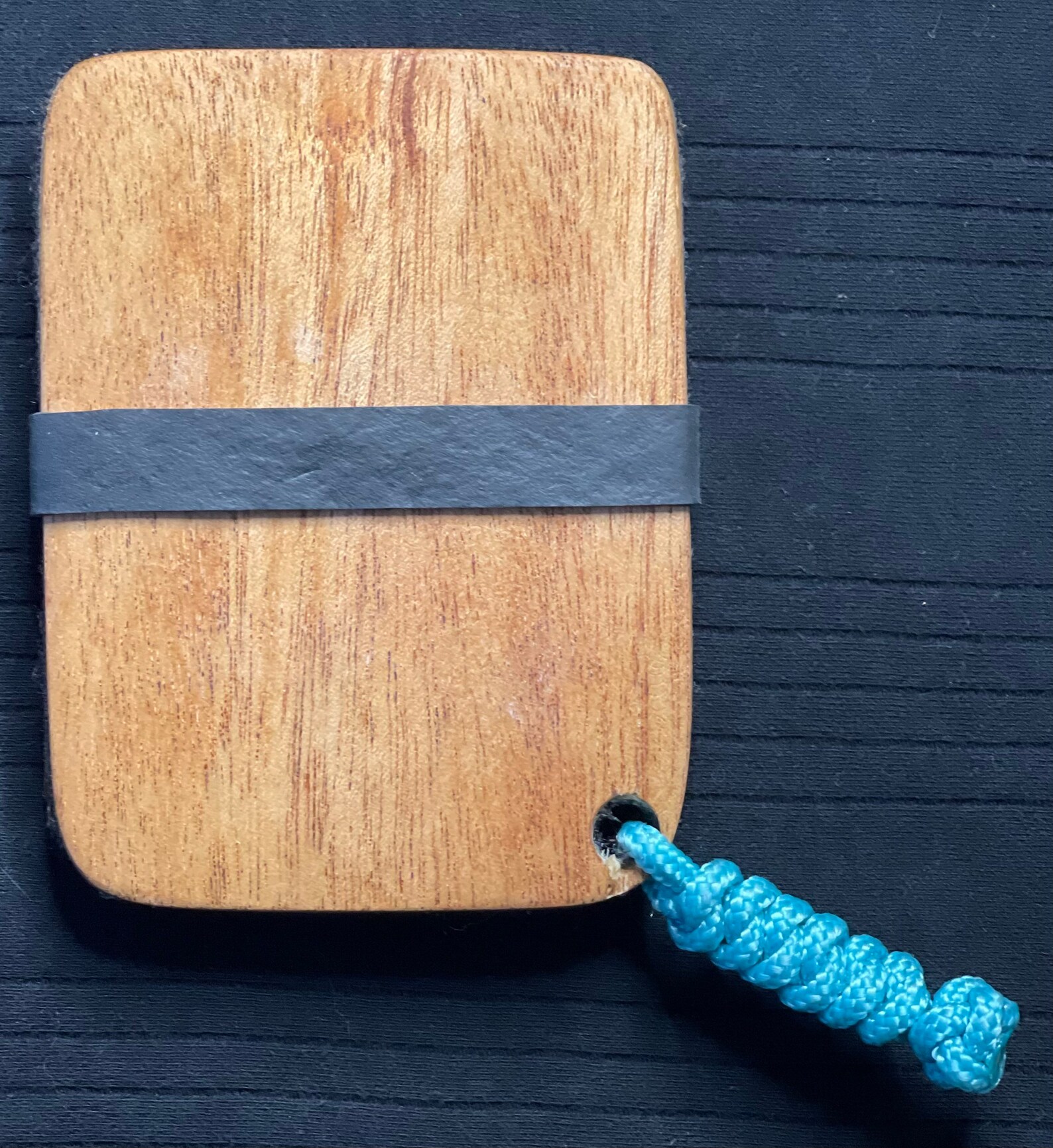 Wood and Leather Velcro Patch Wallet Etsy