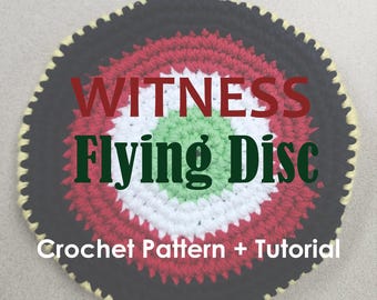 Witness Flying Disc/"Frisbee" Muster - Christian Betrieb Weihnachten/Samaritan's Purse Box Craft."