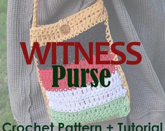 Witness Crochet Purse Pattern - Christian Betrieb Weihnachten / Samariter's Purse Box Craft