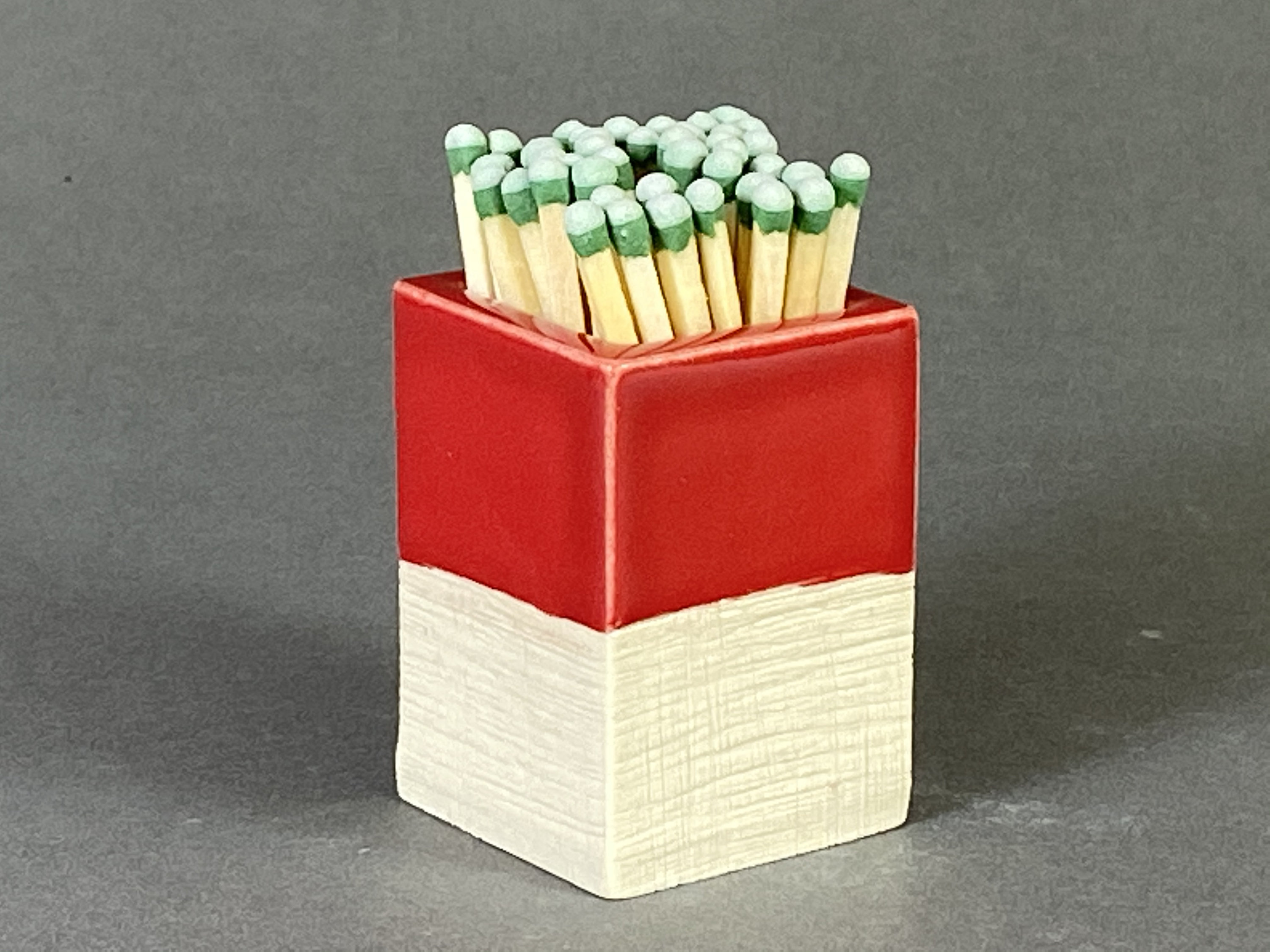 Ceramic Matchstick Holder Ceramic Match Striker Match Etsy