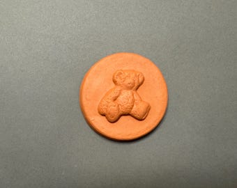 Handmade Terracotta Bear Brown Sugar Saver, Baking Kitchen Tool