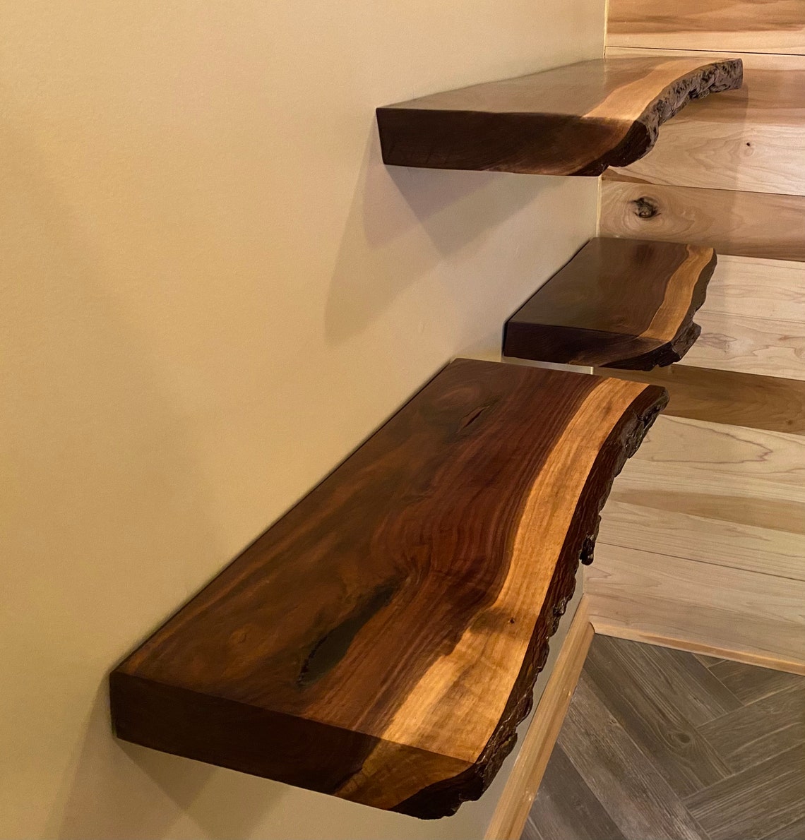 VIK Thick Sturdy Floating Shelves Etsy