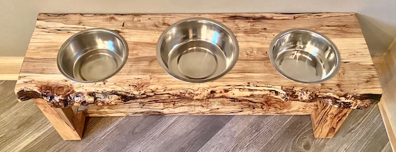 Elevated Dog Bowls-2*48 Oz Wall Mounted Dog Bowls-Raised Dog Bowls  Stand-Adjusable