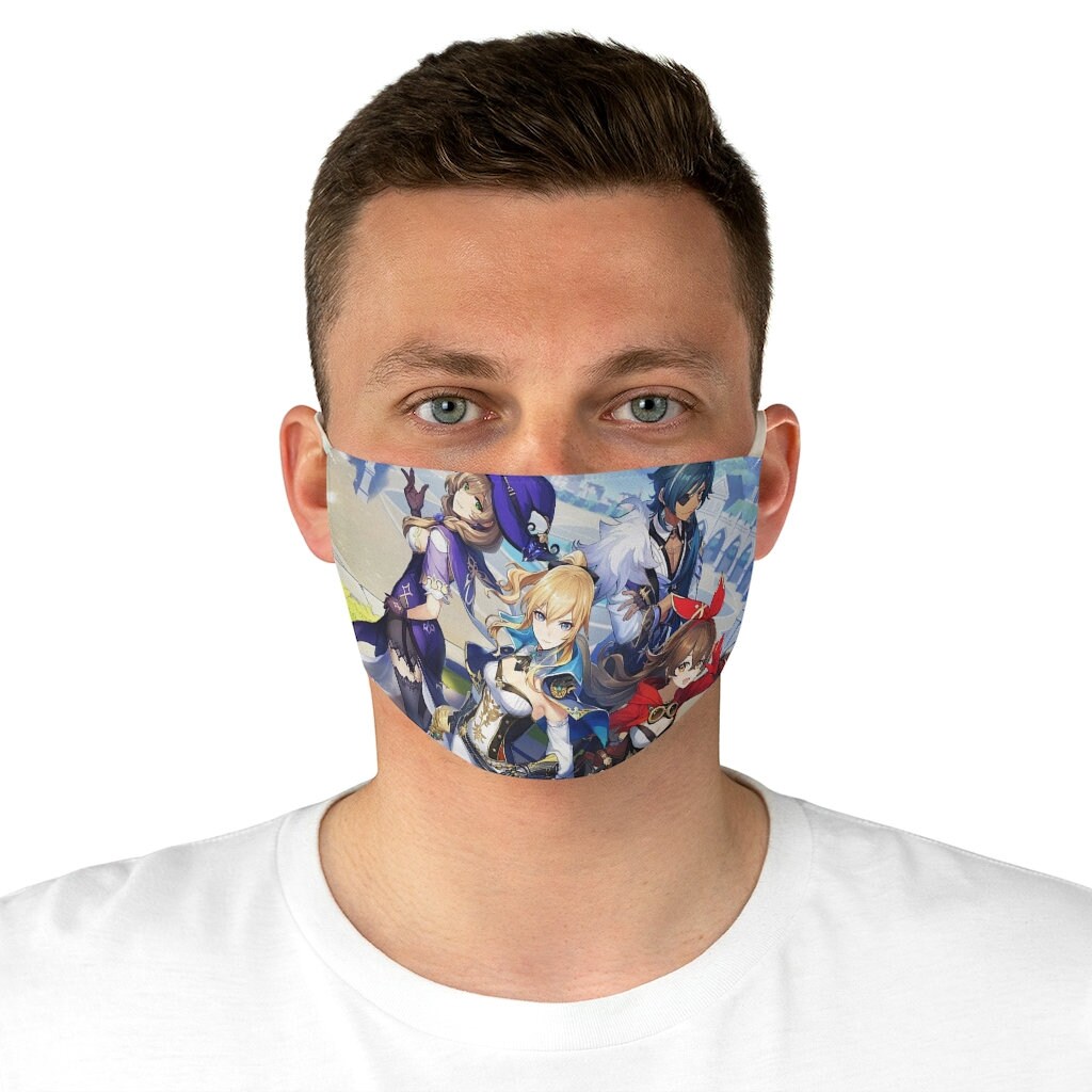 Genshin Impact Fabric Face Mask Adult Face Mask Etsy