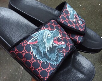 black strappy diamante heels