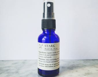 Aceite para barba Stark: Ciprés, romero y mirra - Inspirado en Juego de Tronos